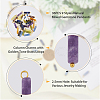 36Pcs 9 Styles Natural Mixed Gemstone Pendants PALLOY-AB00100-3