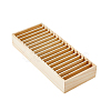 17 Grids Wooden Headband Display Box AJEW-WH0419-83-1