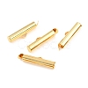 304 Stainless Steel Slide On End Clasp Tubes X-STAS-C044-08B-G-2