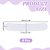 Plastic Collar Stays for Men's Dress Shirts AJEW-HY0003-21B-2