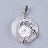 Natural Quartz Crystal Pendants G-F546-A21-2