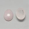 Natural Rose Quartz Cabochons G-R415-14x10-48-2