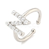 Rack Plating Brass Open Cuff Rings for Women RJEW-F162-01P-N-1