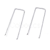 200Pcs 2 Style Galvanized Iron M-Shape pins TOOL-GA0001-54-2