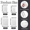 100Pcs 4 Styles Transparent Plastic Resealable Packaging Bags OPP-TA0001-03-4