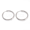 Non-Tarnish 304 Stainless Steel Huggie Hoop Earrings EJEW-L256-02F-P-1