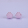 Round Silicone Focal Beads SI-JX0046A-136-2