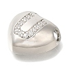 Rack Plating Brass Micro Pave Cubic Zirconia Pendants KK-I722-04P-U-2