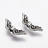 Tibetan Style Alloy Angel Wing Beads TIBEB-4999-AS-NR-2