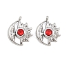 304 Stainless Steel Rhinestone Pendants STAS-Z166-24P-01-1