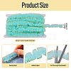10M Double Layer Polyester Lace Ribbon OCOR-TA0004-14E-4