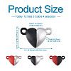 12 Sets 3 Colors Alloy Magnetic Clasps FIND-YS0001-17-4