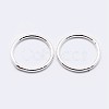 925 Sterling Silver Soldered Closed Jump Rings STER-F036-03S-1x7-2