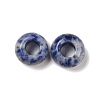 Natural Blue Spot Jasper European Beads G-G740-14x8mm-32-2