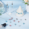 72Pcs 12 Style CCB Plastic European Beads CCB-AR0001-09-4