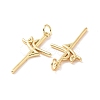Rack Plating Brass Pendants KK-C004-05G-3