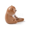 Resin Otter Figurines Ornament DJEW-E015-02E-2