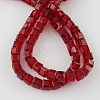 Glass Bead Strands X-GLAA-R041-6x6mm-02-2