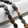 Natural Black Agate Beads Strands G-P559-B09-01-1