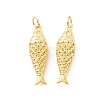 Rack Plating Brass Pendants KK-C021-06G-1