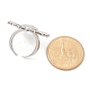 Brass Cuff Finger Rings for Women Men RJEW-U033-08P-5