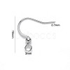 Tarnish Resistant 304 Stainless Steel French Earring Hooks STAS-S111-004-3