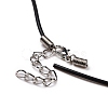 Black Rubber Necklace Cord Making RCOR-D002-C-4