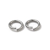 Tarnish Resistant 304 Stainless Steel Open Jump Rings X-STAS-R065-43-4