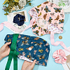2Pcs 2 Colors Cute Cartoon Adjustable Cotton Surgical Cap AJEW-OC0014-18B-3