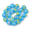 Handmade Lampwork Beads Strands LAMP-N021-010-2