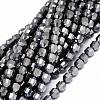Natural Terahertz Stone Beads Strands G-O201C-03-1