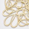 Smooth Surface Alloy Open Back Bezel Pendants X-PALLOY-S117-133-2