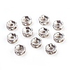 Brass Rhinestone Spacer Beads X-RB-A014-Z6mm-01P-1