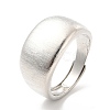 Rack Plating Brass Plain Band Adjustable Ring for Women RJEW-E064-18P-1