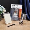Acrylic Book Displays Stand ODIS-WH0009-01-7
