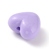 Opaque Acrylic Beads SACR-WH0005-06A-2