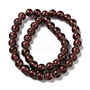 Handmade Gold Sand Lampwork Beads Strands LAMP-P062-01B-3