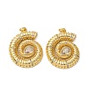 Brass Micro Pave Cubic Zirconia Pendants KK-A271-02A-G-1
