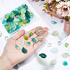 100Pcs 10 Style Transparent Glass Pendants GLAA-SC0001-65-3