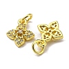 Golden Brass Pendants KK-L209-012G-03-2