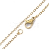 304 Stainless Steel Cable Chains Necklace for Men Women NJEW-N050-A02-G15-2