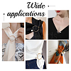 12Pcs 2 Colors Alloy with ABS Buckles JEWB-AR0001-05-6