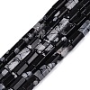 Natural Snowflake Obsidian Beads Strands GG-N002-01A-05-2