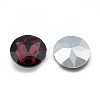 Pointed Back Glass Rhinestone Cabochons RGLA-T029-8mm-18-2