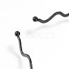 Hair Accessories Iron Hair Band Findings OHAR-Q043-07-2