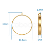 Alloy Open Back Bezel Big Pendants PALLOY-TA0021-01G-8