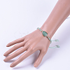 Adjustable Natural Green Aventurine Braided Bead Bracelets BJEW-JB04559-03-4
