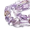 Natural Ametrine Beads Strands G-G018-30-2