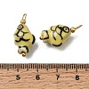Handmade Porcelain Pendants PR-CBA0027-06G-4