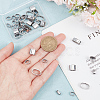 40Pcs 4 Styles 201 Stainless Steel Slide Charms/Slider Beads STAS-BC0003-65-3